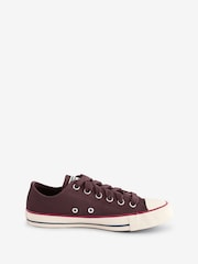 Converse Brown Standard Fit Chuck Taylor All Star Ox Trainers - Image 1 of 9