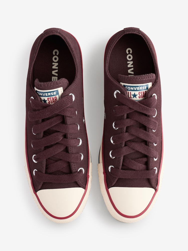Converse Brown Standard Fit Chuck Taylor All Star Ox Trainers - Image 5 of 9