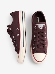 Converse Brown Standard Fit Chuck Taylor All Star Ox Trainers - Image 6 of 9