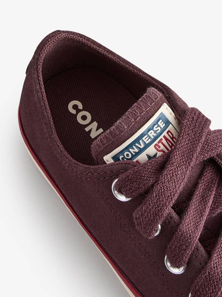 Converse Brown Standard Fit Chuck Taylor All Star Ox Trainers - Image 7 of 9
