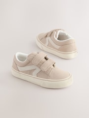 Neutral Wide Fit (G) Touch Fasten Strap Printed Trainers - Image 1 of 5