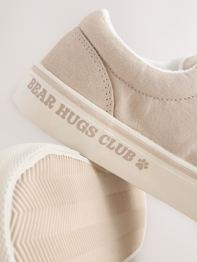 Neutral Wide Fit (G) Touch Fasten Strap Printed Trainers - Image 4 of 5