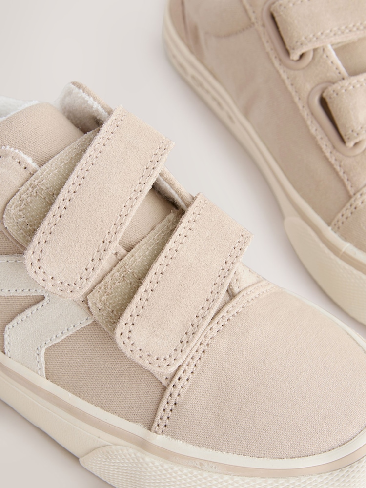 Neutral Wide Fit (G) Touch Fasten Strap Printed Trainers - Image 5 of 5