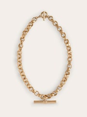 Boden Gold Tone Chunky T-Bar Chain Necklace - Image 1 of 3