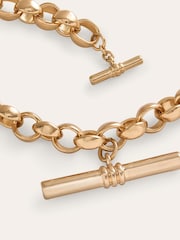 Boden Gold Tone Chunky T-Bar Chain Necklace - Image 2 of 3