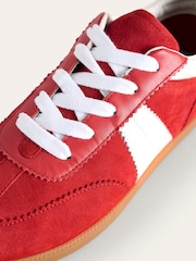 Boden Red Erin Retro Tennis Trainers - Image 4 of 4