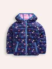 Boden Blue Pack Away Padded Jacket - Image 1 of 4