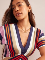 Boden Gold Tone T-Bar Chain Necklace - Image 3 of 3