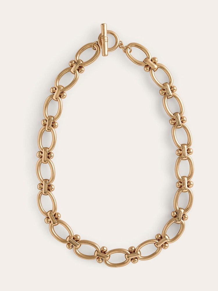Boden Gold Tone Chunky Oval Chain Necklace - Image 1 of 3