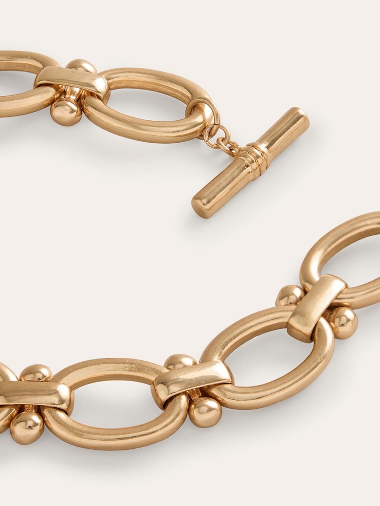 Boden Gold Tone Chunky Oval Chain Necklace - Image 2 of 3