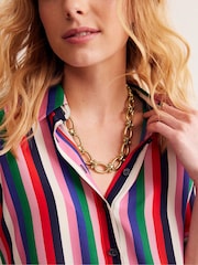 Boden Gold Tone Chunky Oval Chain Necklace - Image 3 of 3