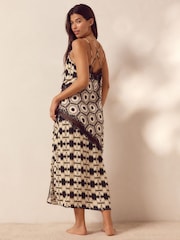Monochrome Geo Lace Slip - Image 2 of 9