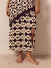Monochrome Geo Lace Slip - Image 4 of 9