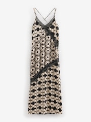 Monochrome Geo Lace Slip - Image 7 of 9