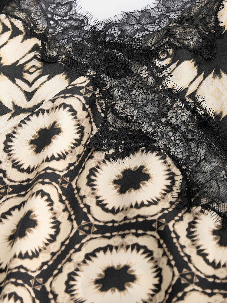 Monochrome Geo Lace Slip - Image 9 of 9