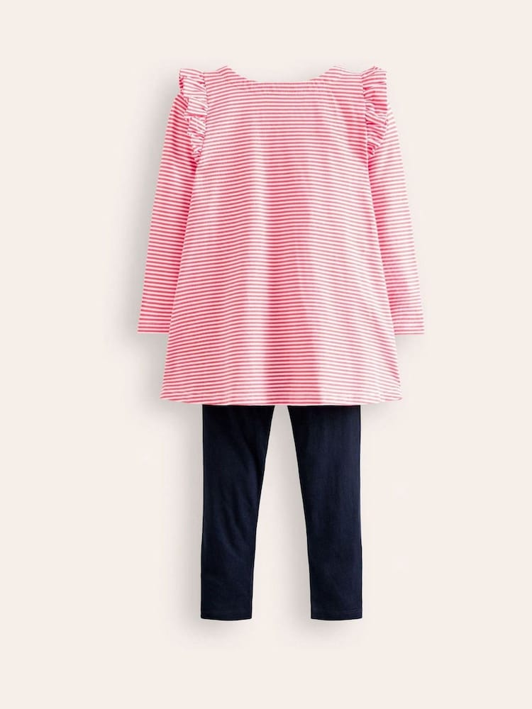 Boden Pink Tiered Sweatshirt Dress - Image 2 of 3