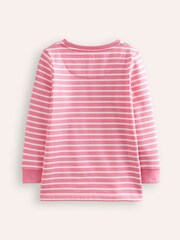 Boden Pink Appliqué Bag Tunic - Image 2 of 3