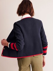 Boden Blue 100% Cotton Holly Knitted Cardigan - Image 3 of 6
