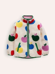 Boden White Borg Zip-Through Jacket - Image 1 of 3