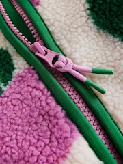 Boden White Borg Zip-Through Jacket - Image 3 of 3