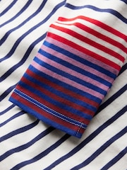 Boden Blue Ella Breton 100% Cotton T-Shirt - Image 3 of 3