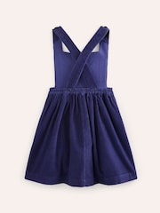 Boden Blue Cord Appliqué Pinafore Dress - Image 2 of 3