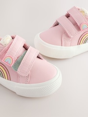 Pink Standard Fit (F) Touch Fasten Trainers - Image 4 of 6