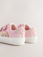 Pink Standard Fit (F) Touch Fasten Trainers - Image 5 of 6