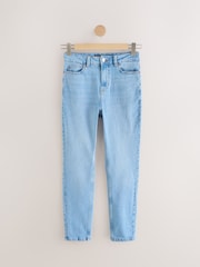 Mid Blue Denim Mom Stretch Jeans - Image 1 of 3