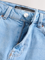 Mid Blue Denim Mom Stretch Jeans - Image 2 of 3