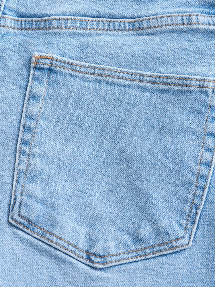 Mid Blue Denim Mom Stretch Jeans - Image 3 of 3