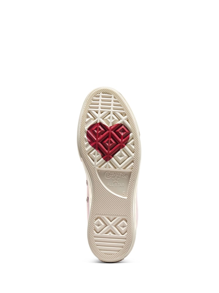Roze - Converse Lift - Bleke hoge sneakers met plateauzool - Image 12 of 14