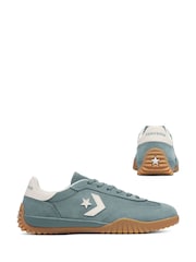 Converse Blue Chrome Run Star Low Trainers - Image 8 of 11
