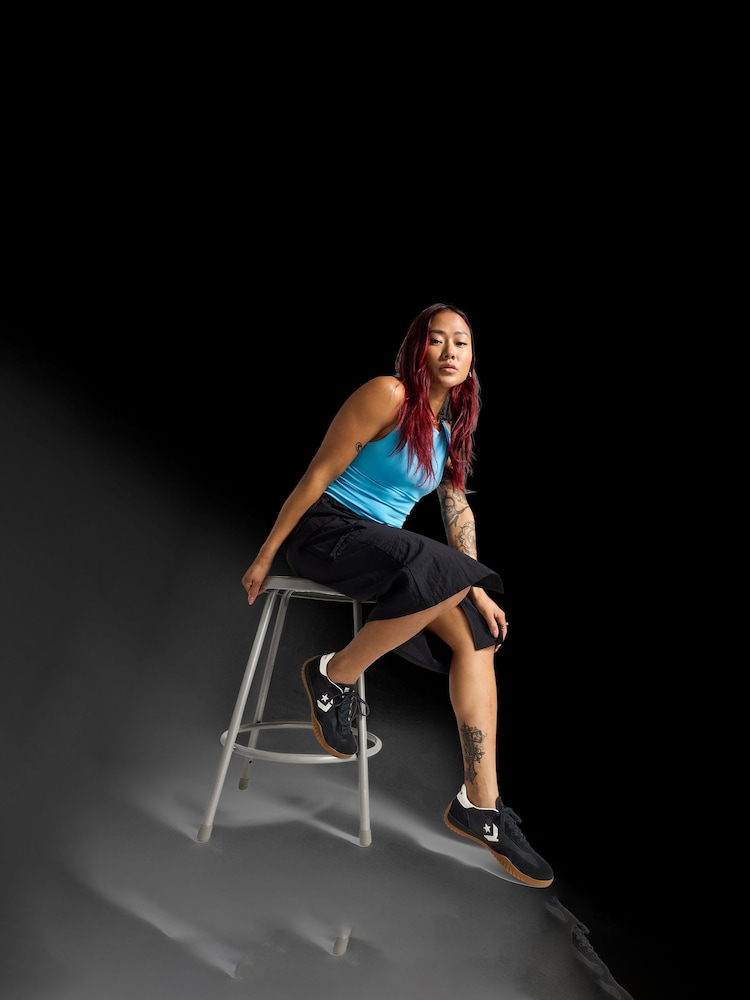 Negro - Converse Run Star Bajo Trainers - Imagen 17 de 17