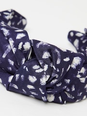 FatFace Navy Copper & Black Printed Headband - Image 2 of 2