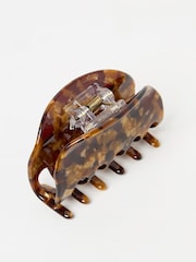 FatFace Brown Claw Clip - Image 2 of 2
