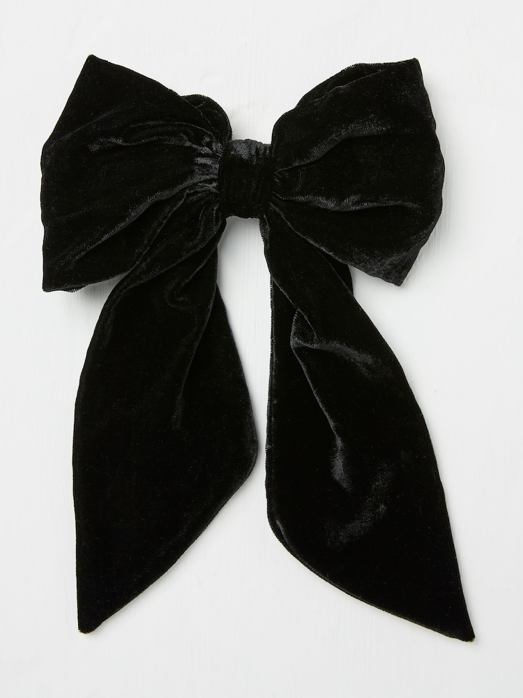 FatFace Black Copper & Black Hair Bow - Image 1 of 1 FatFace Black Copper & Black Hair Bow - Image 1 of 1