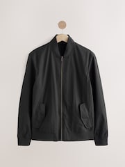 Black Bomber Jacket - Image 1 of 4