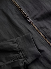 Black Bomber Jacket - Image 3 of 4