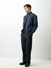 Navy Harrington Jacket - Image 2 of 5