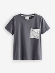 Charcoal Hamish the Highland Cow 100% Cotton Short Sleeve Pyjamas - Image 7 of 10
