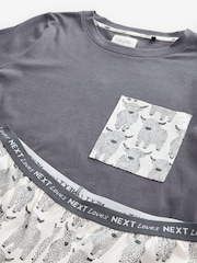 Charcoal Hamish the Highland Cow 100% Cotton Short Sleeve Pyjamas - Image 9 of 10