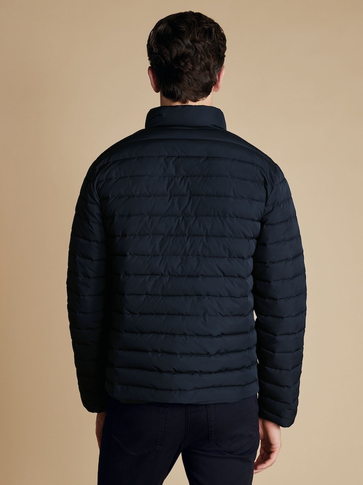 Charles Tyrwhitt Blue Lightweight Quilted Jacket - Image 2 of 6