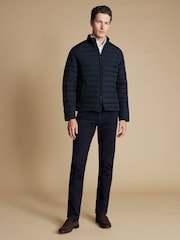Charles Tyrwhitt Blue Lightweight Quilted Jacket - Image 3 of 6