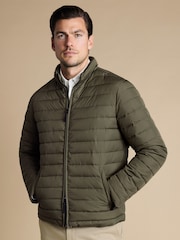 Charles Tyrwhitt Green Lightweight Quilted Jacket - Image 1 of 6