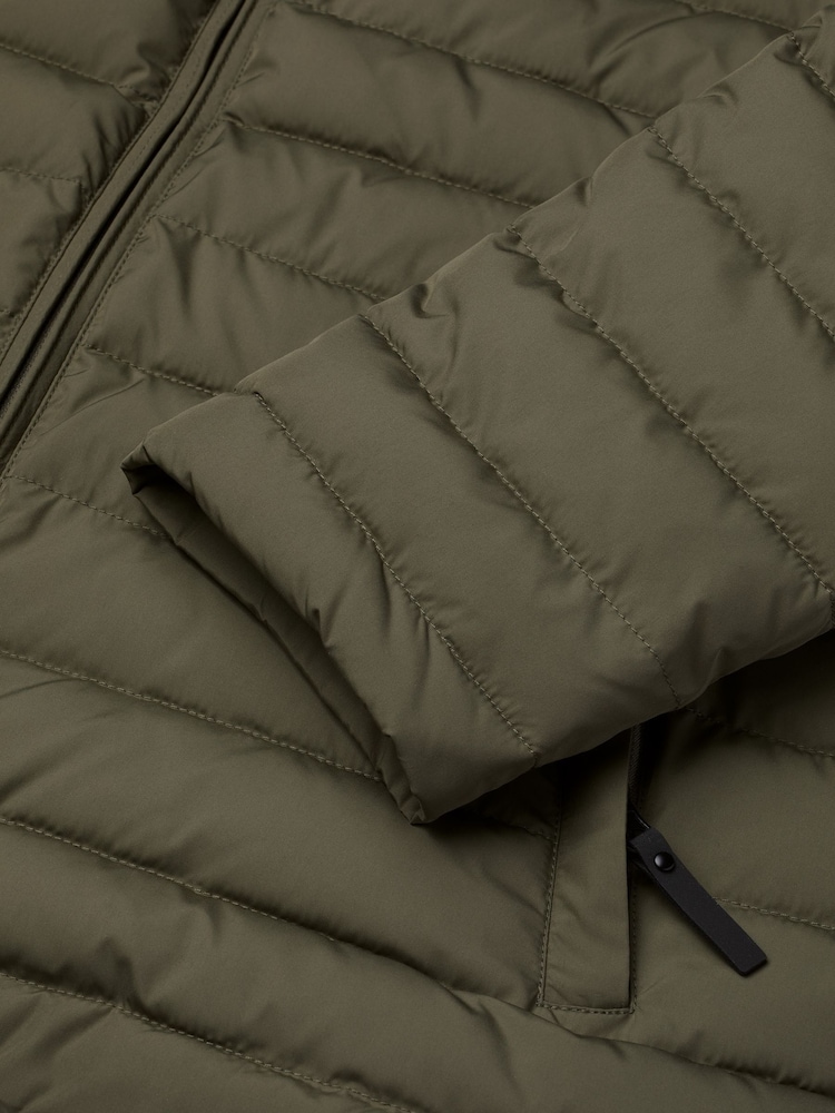 Charles Tyrwhitt Green Lightweight Quilted Jacket - Image 6 of 6