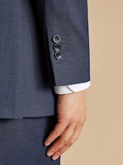 Charles Tyrwhitt Blue Slim Fit Ultimate Suit: Jacket - Image 4 of 5