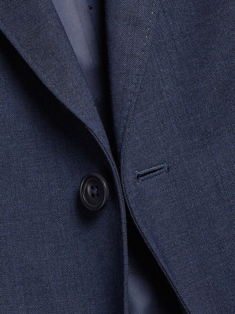 Charles Tyrwhitt Blue Slim Fit Ultimate Suit: Jacket - Image 5 of 5