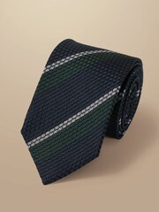 Charles Tyrwhitt Blue Grenadine Stripe Tie - Image 1 of 2