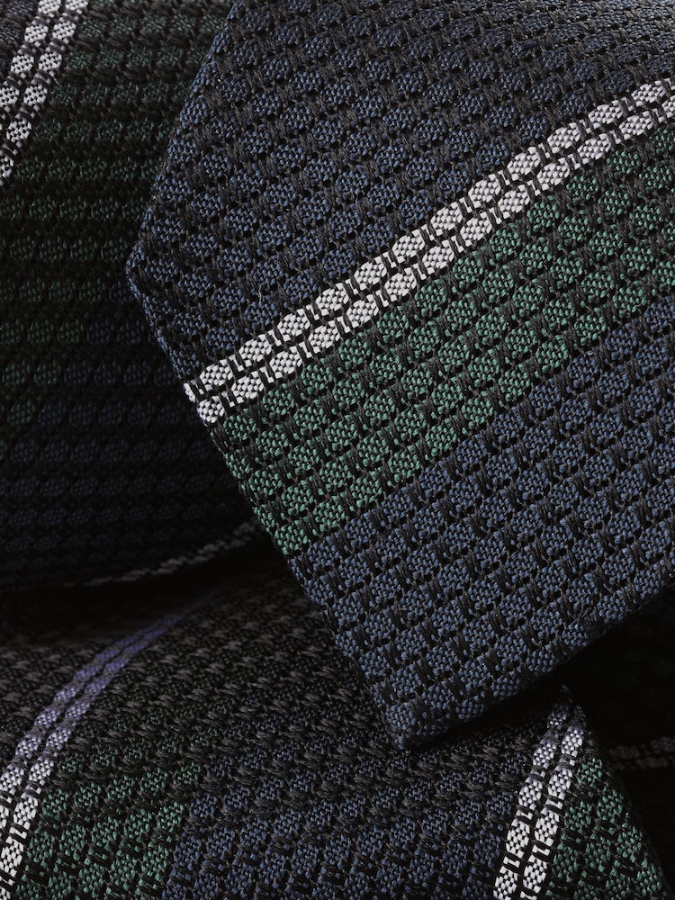 Charles Tyrwhitt Blue Grenadine Stripe Tie - Image 2 of 2